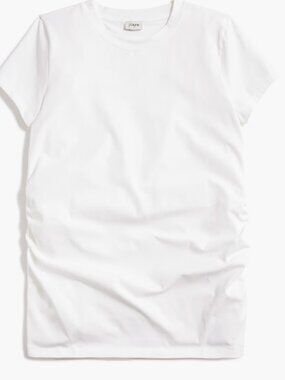 🤍✨ J.CREW FACTORY Round Neck Maternity Tee | White  |  NWT✨🤍